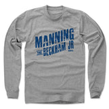 Mens Long Sleeve Heather Gray