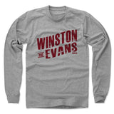 Mens Long Sleeve Heather Gray