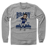 Mens Long Sleeve Heather Gray