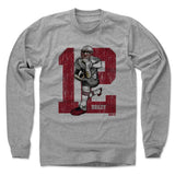Mens Long Sleeve Heather Gray
