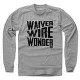 Mens Long Sleeve Heather Gray
