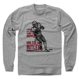 Mens Long Sleeve Heather Gray
