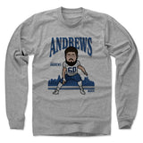 Mens Long Sleeve Heather Gray