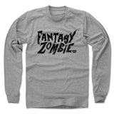 Mens Long Sleeve Heather Gray