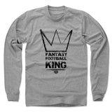 Mens Long Sleeve Heather Gray