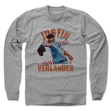 Mens Long Sleeve Heather Gray