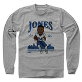 Mens Long Sleeve Heather Gray