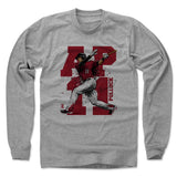 Mens Long Sleeve Heather Gray