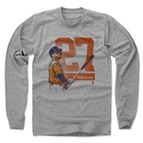 Mens Long Sleeve Heather Gray