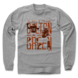 Mens Long Sleeve Heather Gray