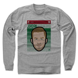 Mens Long Sleeve Heather Gray
