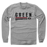 Mens Long Sleeve Heather Gray