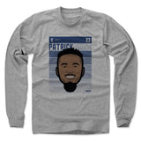 Mens Long Sleeve Heather Gray