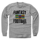 Mens Long Sleeve Heather Gray