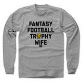Mens Long Sleeve Heather Gray
