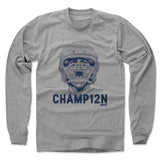 Mens Long Sleeve Heather Gray