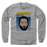 Mens Long Sleeve Heather Gray