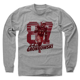 Mens Long Sleeve Heather Gray