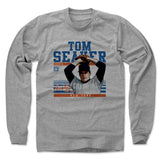 Mens Long Sleeve Heather Gray