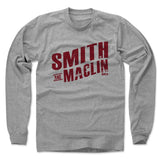 Mens Long Sleeve Heather Gray