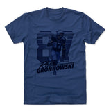 Mens Cotton T-Shirt Cool Blue