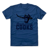 Mens Cotton T-Shirt Cool Blue