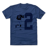 Mens Cotton T-Shirt Cool Blue