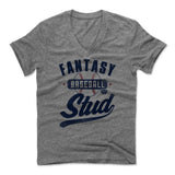 Mens Men's V-Neck Heather Gray