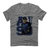 Mens Men's V-Neck Heather Gray
