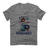 Mens Men's V-Neck Heather Gray
