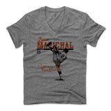 Mens Men's V-Neck Heather Gray