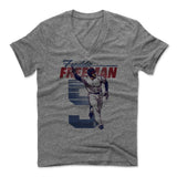 Mens Men's V-Neck Heather Gray