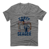 Mens Men's V-Neck Heather Gray