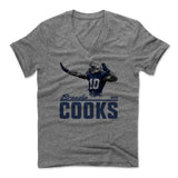 Mens Men's V-Neck Heather Gray