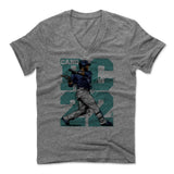 Mens Men's V-Neck Heather Gray