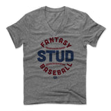 Mens Men's V-Neck Heather Gray
