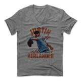 Mens Men's V-Neck Heather Gray