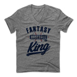 Mens Men's V-Neck Heather Gray
