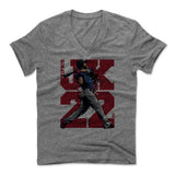 Mens Men's V-Neck Heather Gray