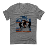 Mens Men's V-Neck Heather Gray