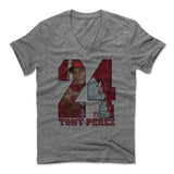 Mens Men's V-Neck Heather Gray