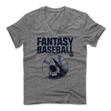 Mens Men's V-Neck Heather Gray