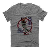 Mens Men's V-Neck Heather Gray