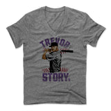 Mens Men's V-Neck Heather Gray