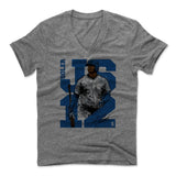 Mens Men's V-Neck Heather Gray