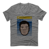 Mens Men's V-Neck Heather Gray