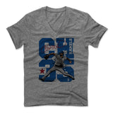 Mens Men's V-Neck Heather Gray