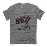 Mens Men's V-Neck Heather Gray
