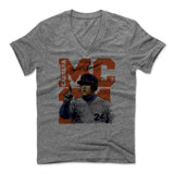 Mens Men's V-Neck Heather Gray