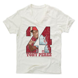 Mens Men's V-Neck Ivory
